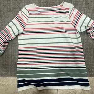 Charter Club Multicolor Striped Top